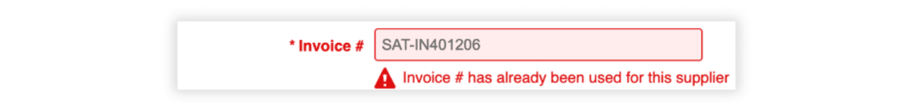 InvoiceSmash duplicate detection