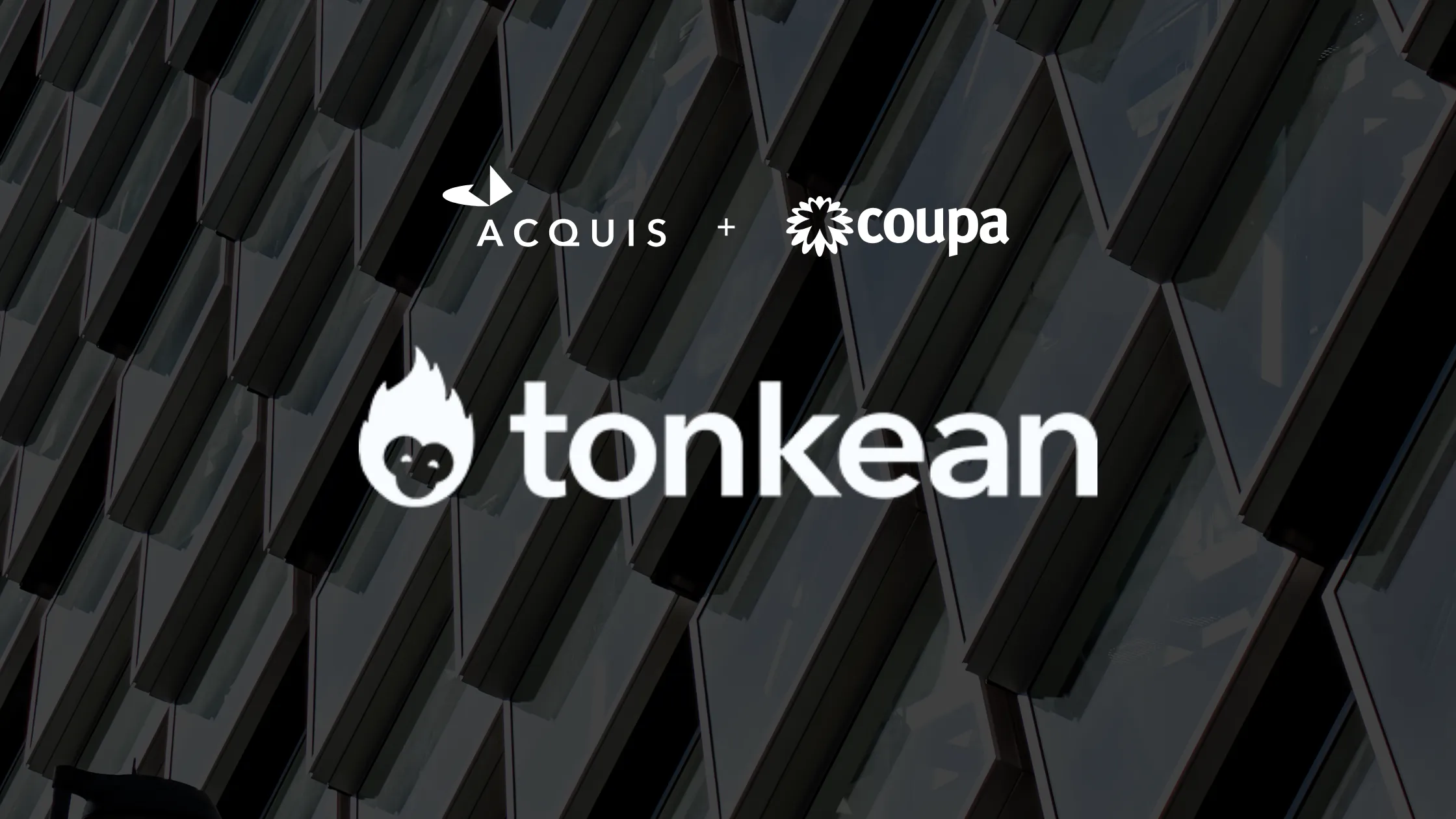 acquis coupa and tonkean logos